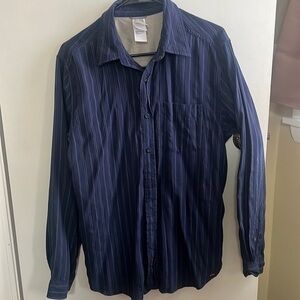 The North Face Men's M Vented Button Front Nylon Packable Camping Fishing Shirt